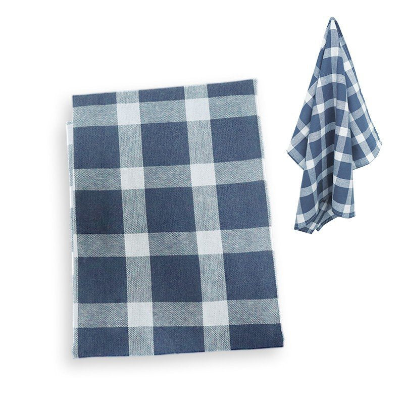 Mediterranean Blue Cotton Kitchen Towel