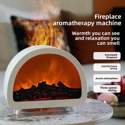 Simulation fireplace ultrasonic aroma diffuser