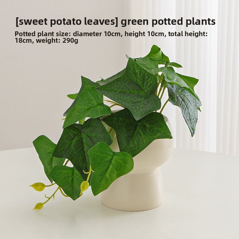 Small pot plant ornaments