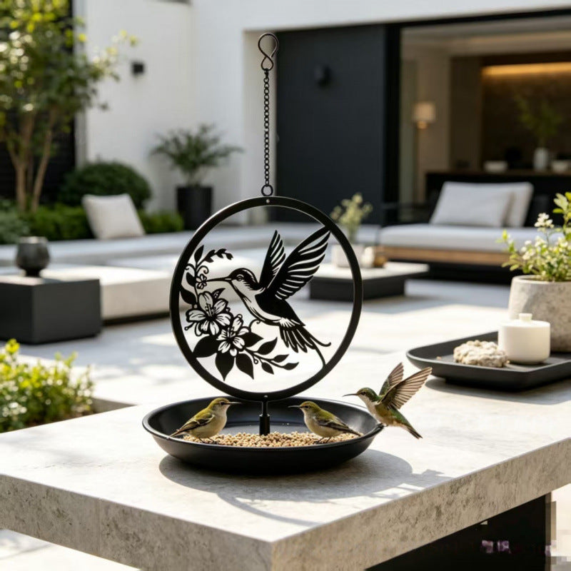 Decorative Metal Bird Feeder