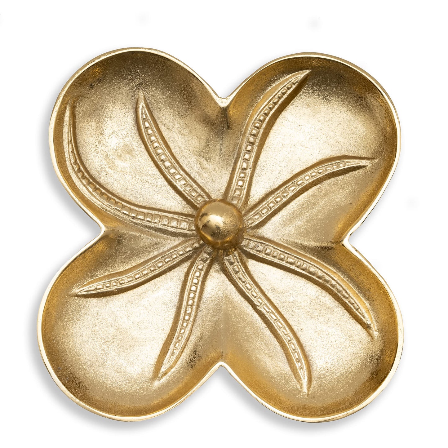 Gold Bronze Octopus Snack Bowl & Serving Tray 13.6"