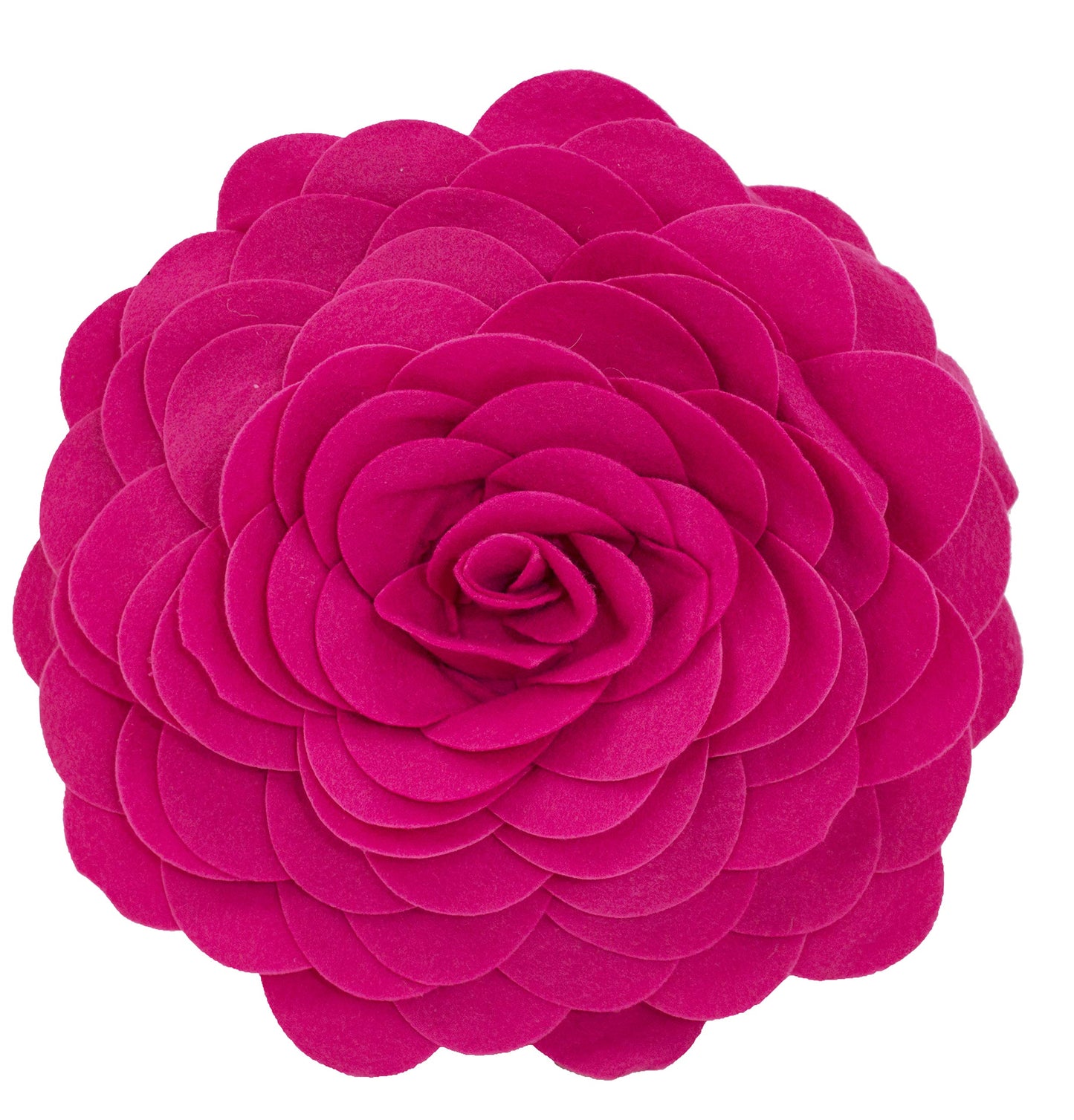Fennco Styles Eva's Flower Throw Pillow 13" Round - Cute Flower Shaped Decorative Filled Floral Accent Pillow for Home, Couch, Bed, Sofa, Living Room