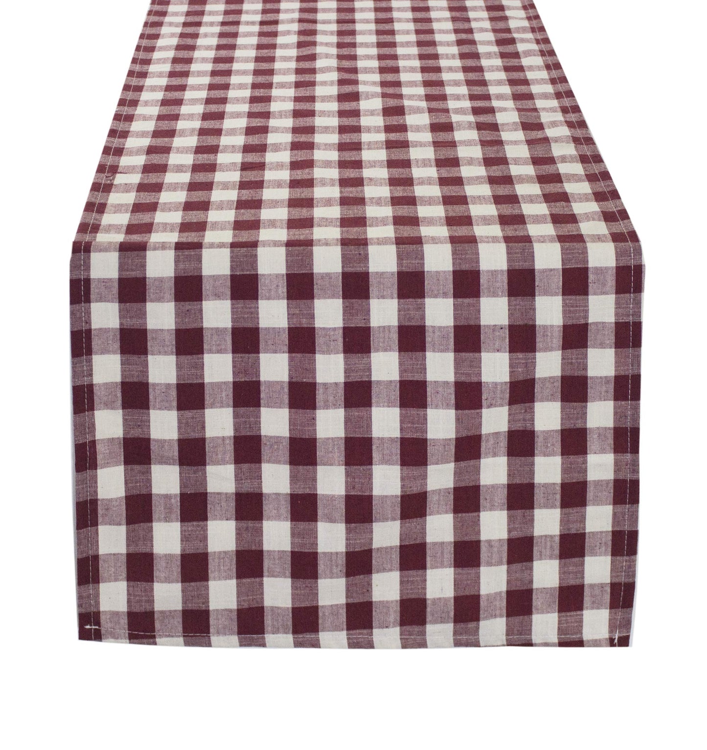 Fennco Styles Classic Gingham Checkered Tablecloth - Check Pattern Table Cover for Everyday Use, Country Theme Party, Banquets and Home Décor