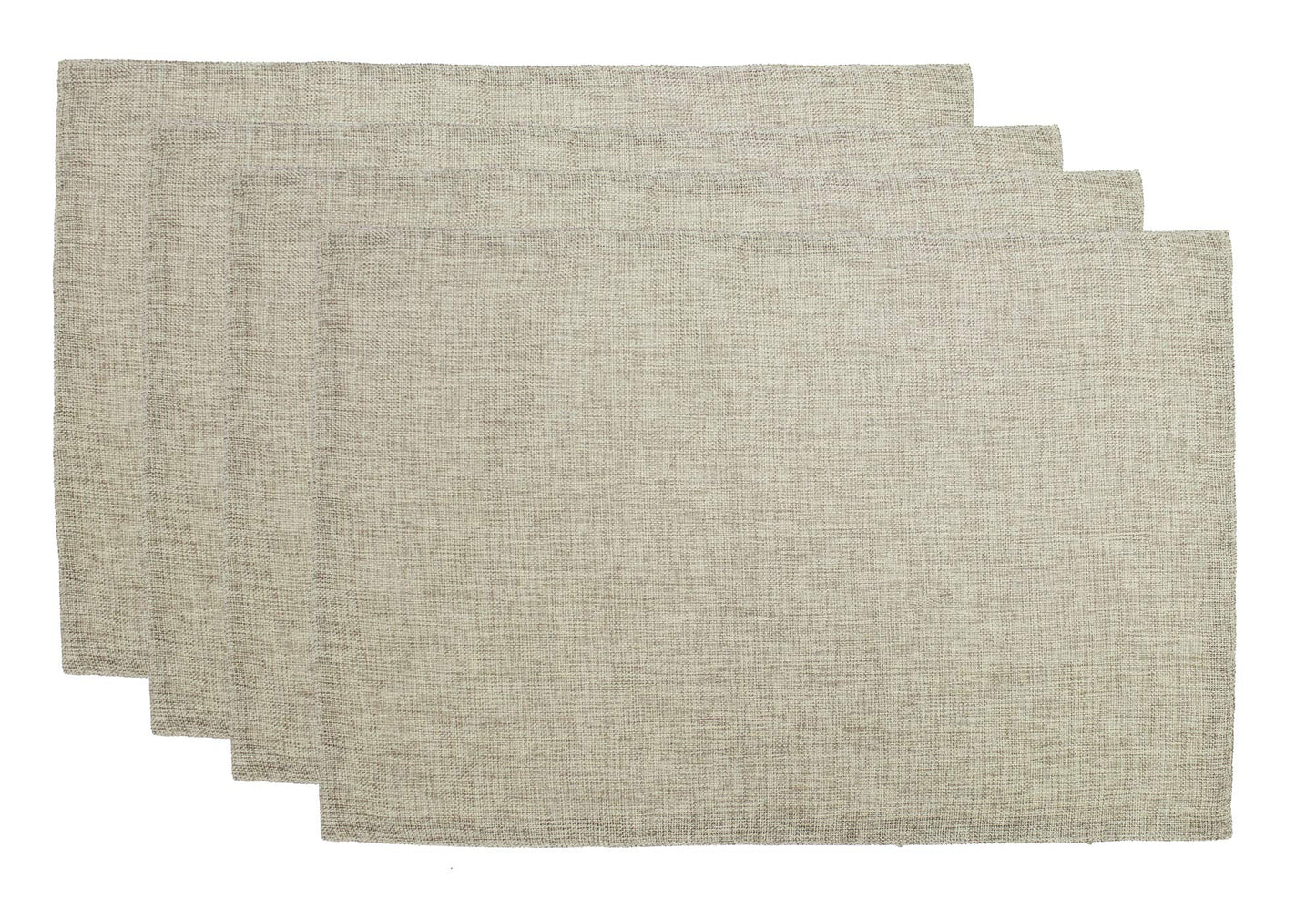 Fennco Styles Classic Solid Color Design Table Placemats