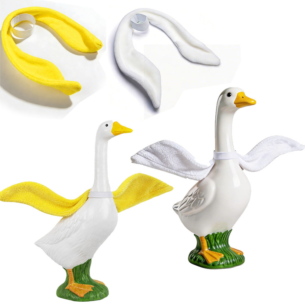 Porch goose wing decoration