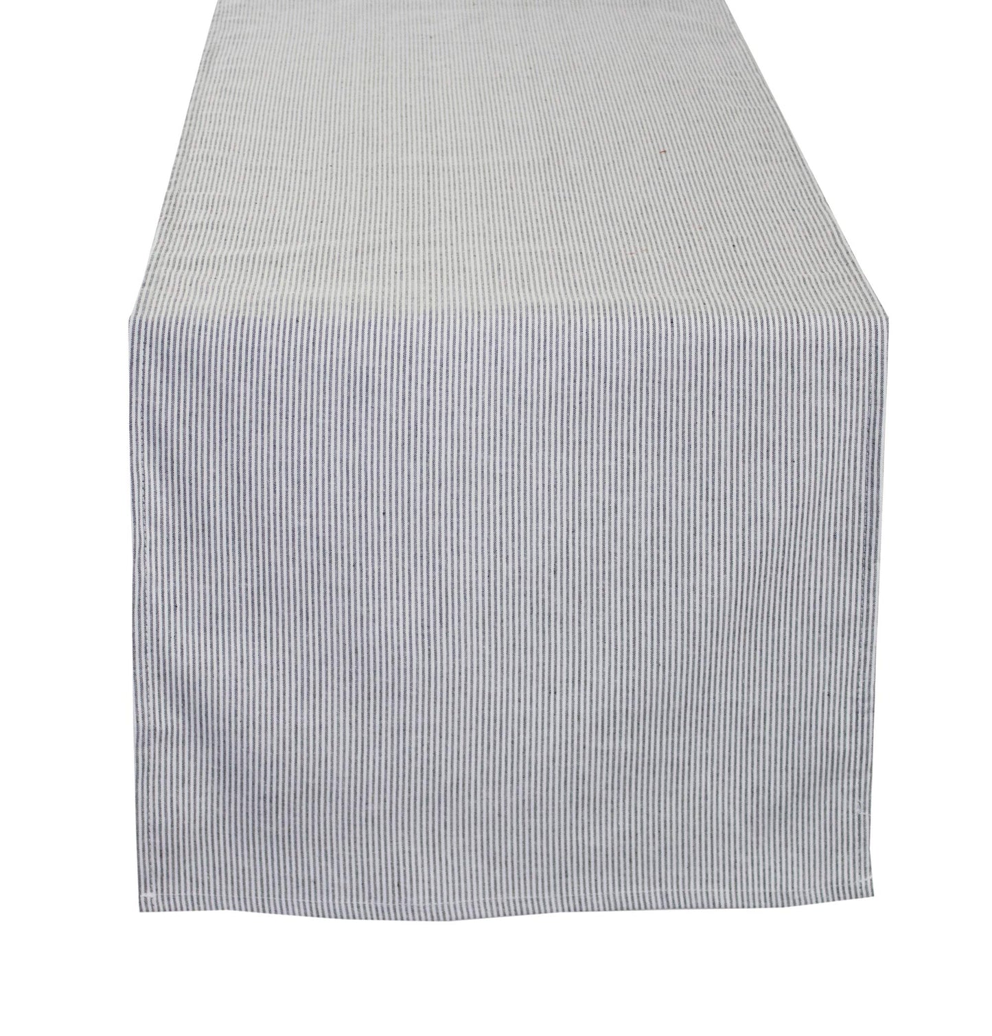 Fennco Styles Farmhouse Neutral Striped 100% Pure Cotton Tablecloth - Yellow Tablecloth for Everyday Use, Banquets, Family Gathering, Special Events and Home Décor