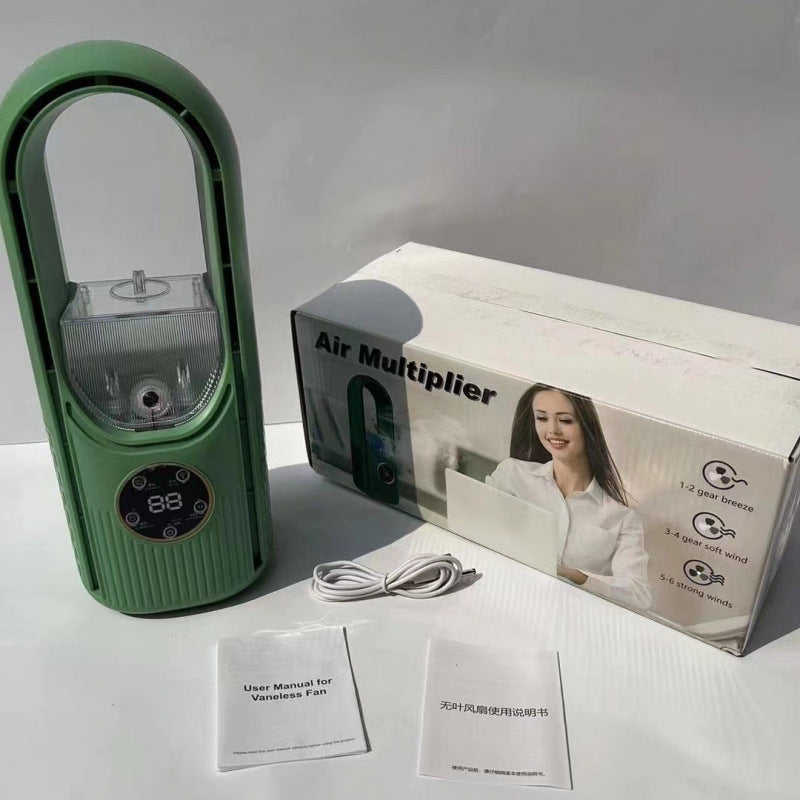Portable USB Air Cooler with Humidifier and Timer