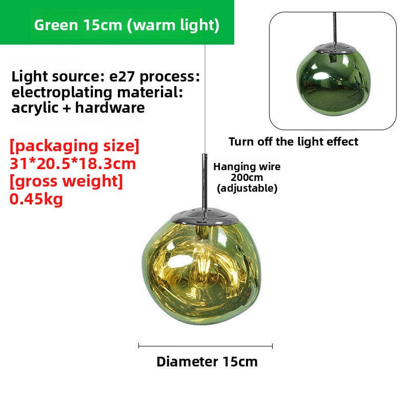 Nordic Creative Lava Chandelier LED Hanging Light