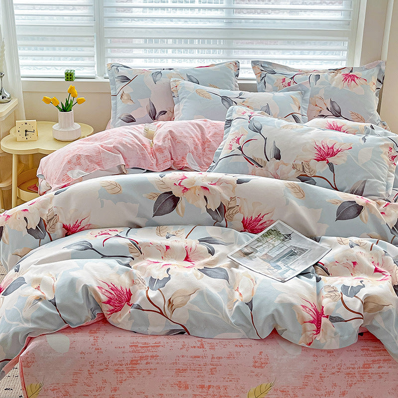 Pure cotton bed set of four pieces