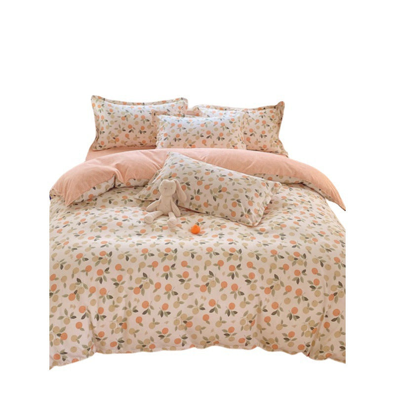 Pure cotton bed set of four pieces