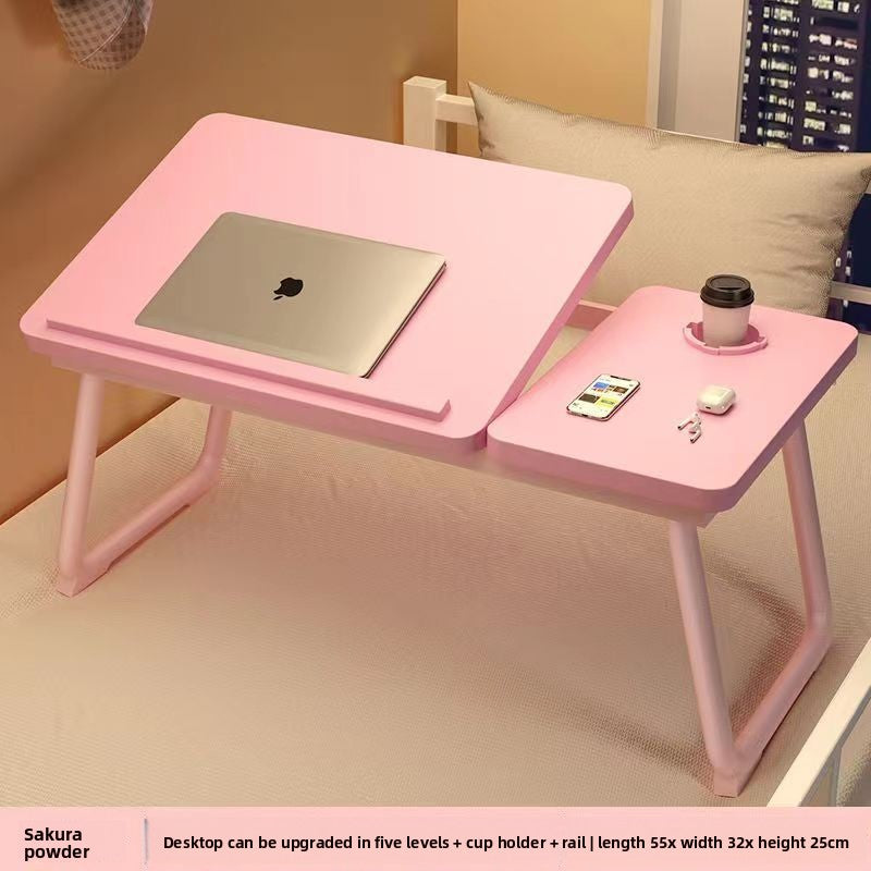 Adjustable Laptop Desk with Cup Holder