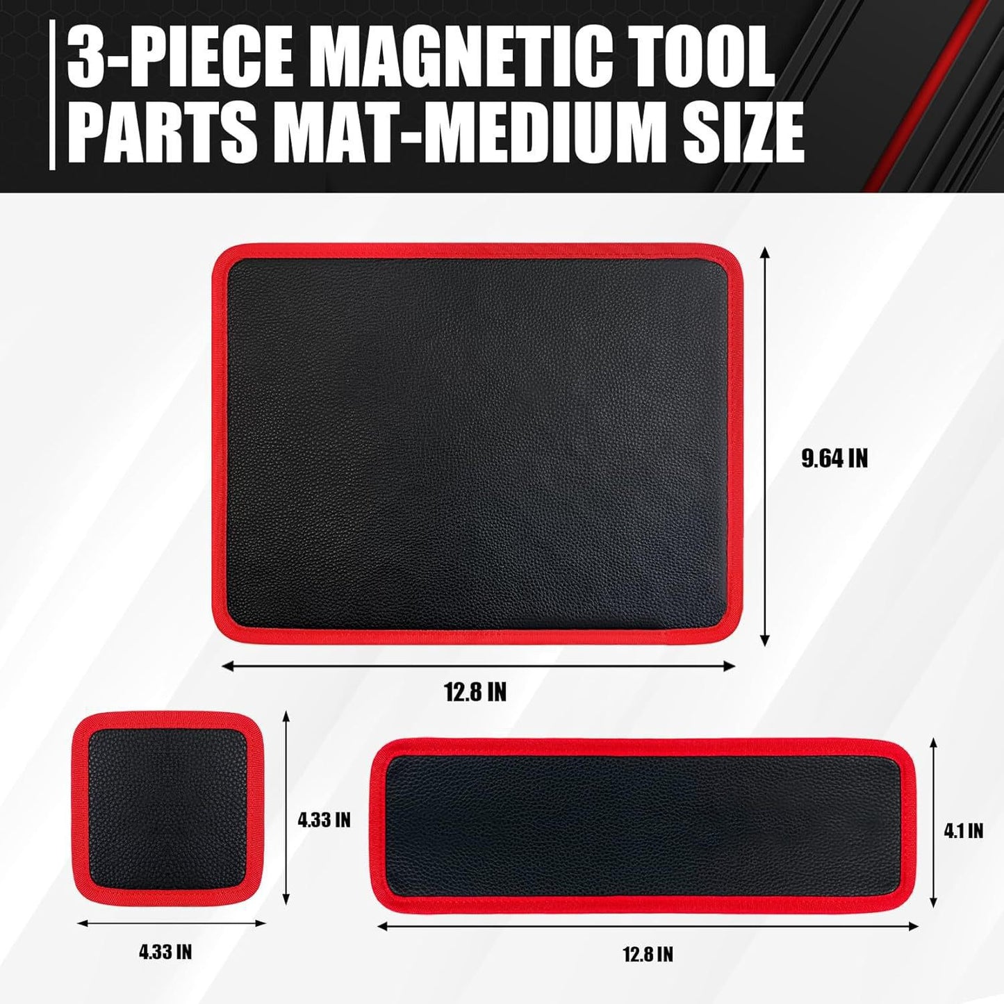Magnetic Leather Tool Organizer Pad