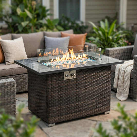 44" Propane Gas Fire Pit Table