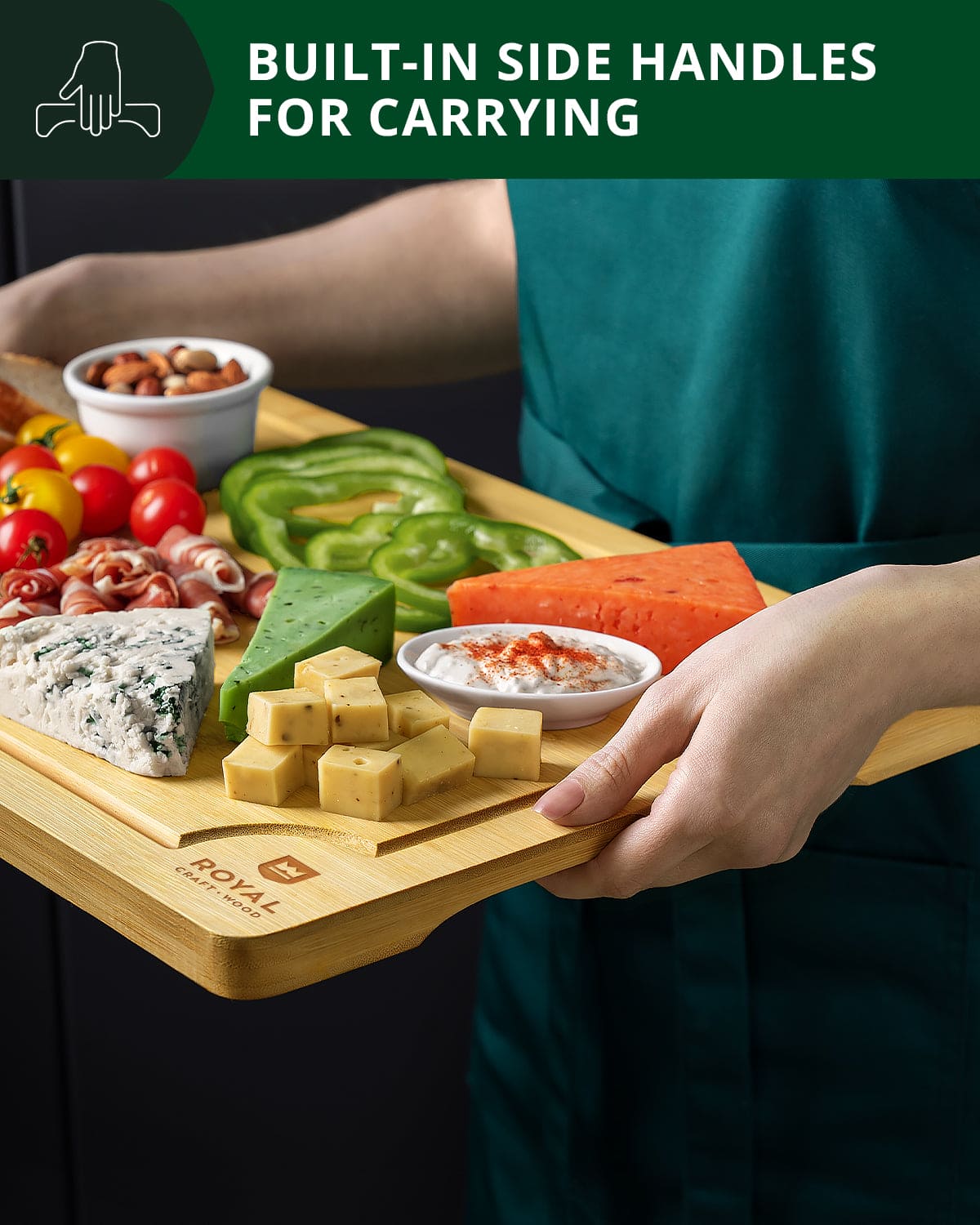 Cutting Board Set of 2, Bamboo