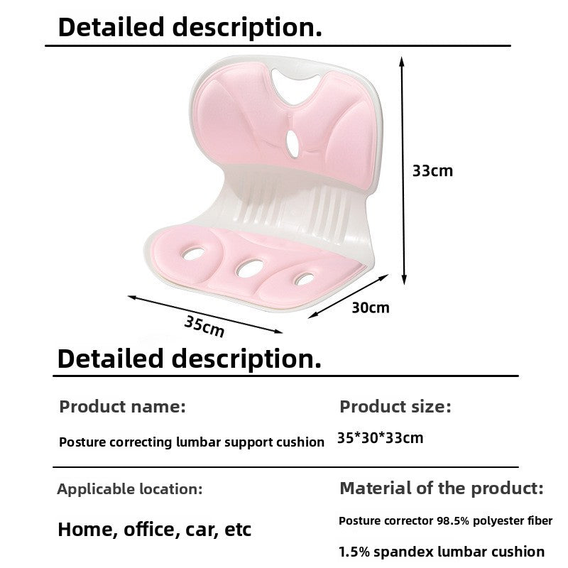 Ergonomic Memory Foam Lumbar Support Cushion