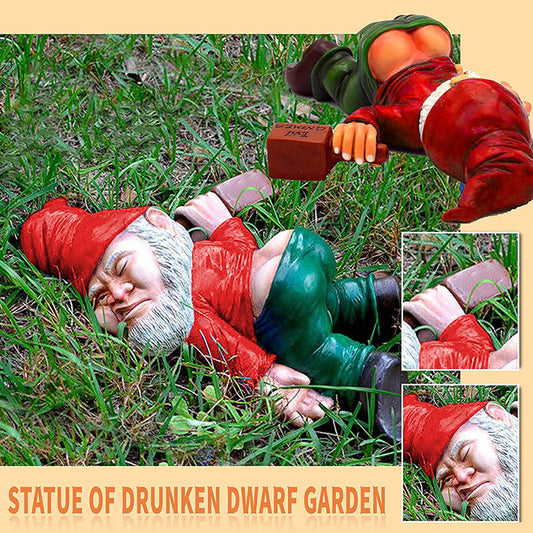 Drunken Dwarf Resin Decorative Ornaments
