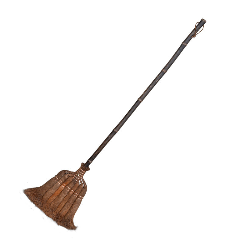Traditional Palm Broom and Dustpan Cleaning Set