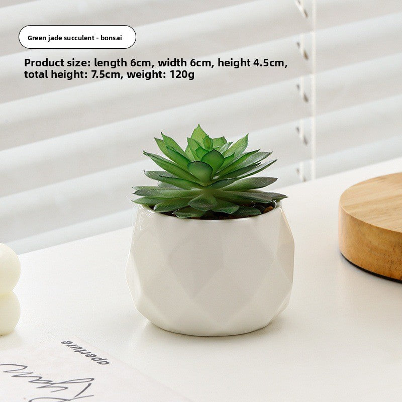 Small pot plant ornaments