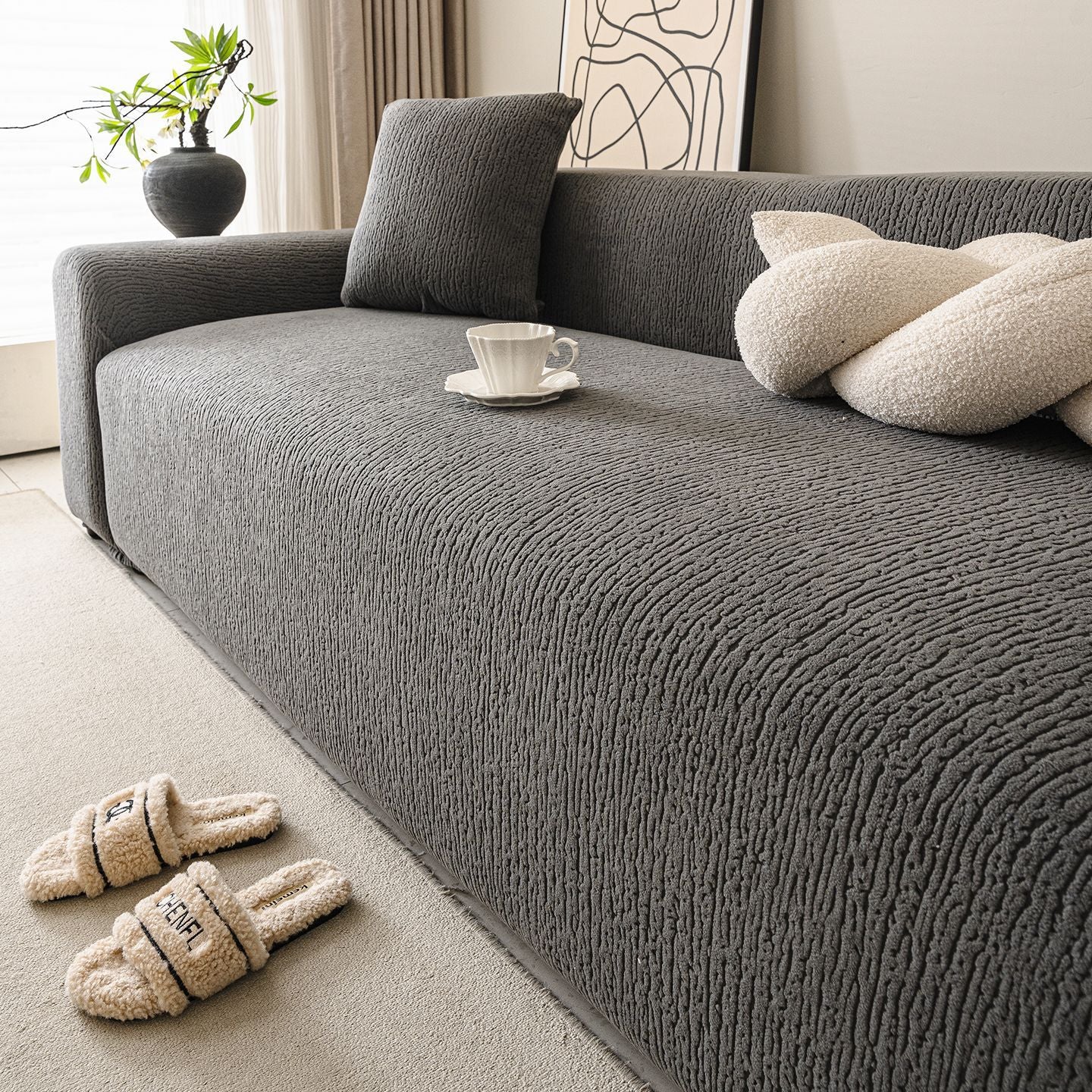 Elegant Universal Anti-Slip Sofa Cover Set