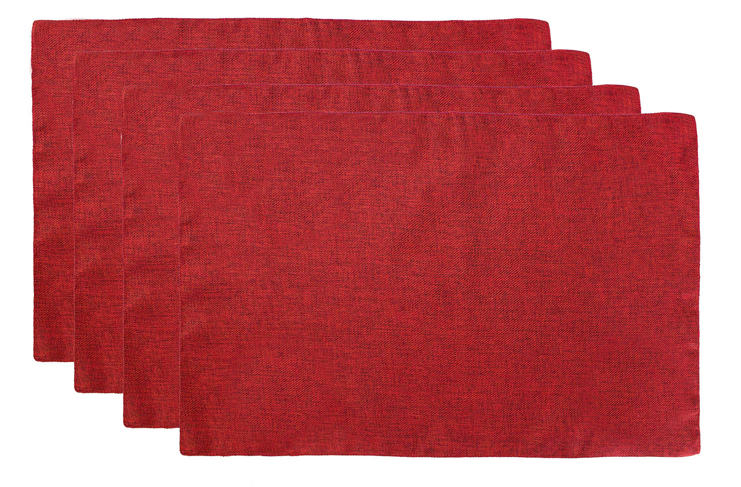 Fennco Styles Classic Solid Color Design Table Placemats