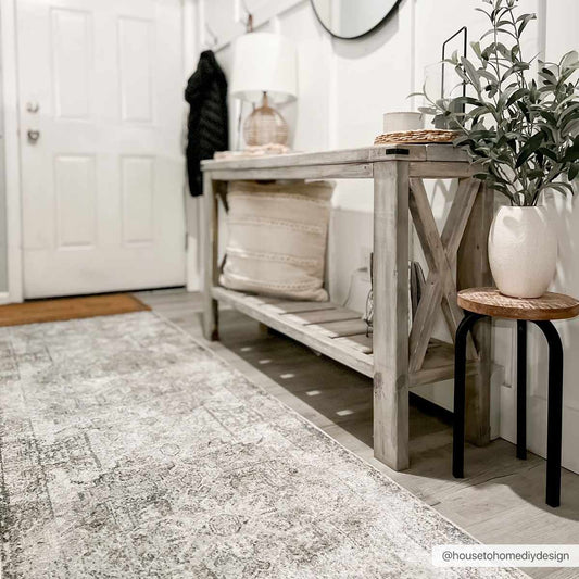 Hera Olive Boutique Washable Rug