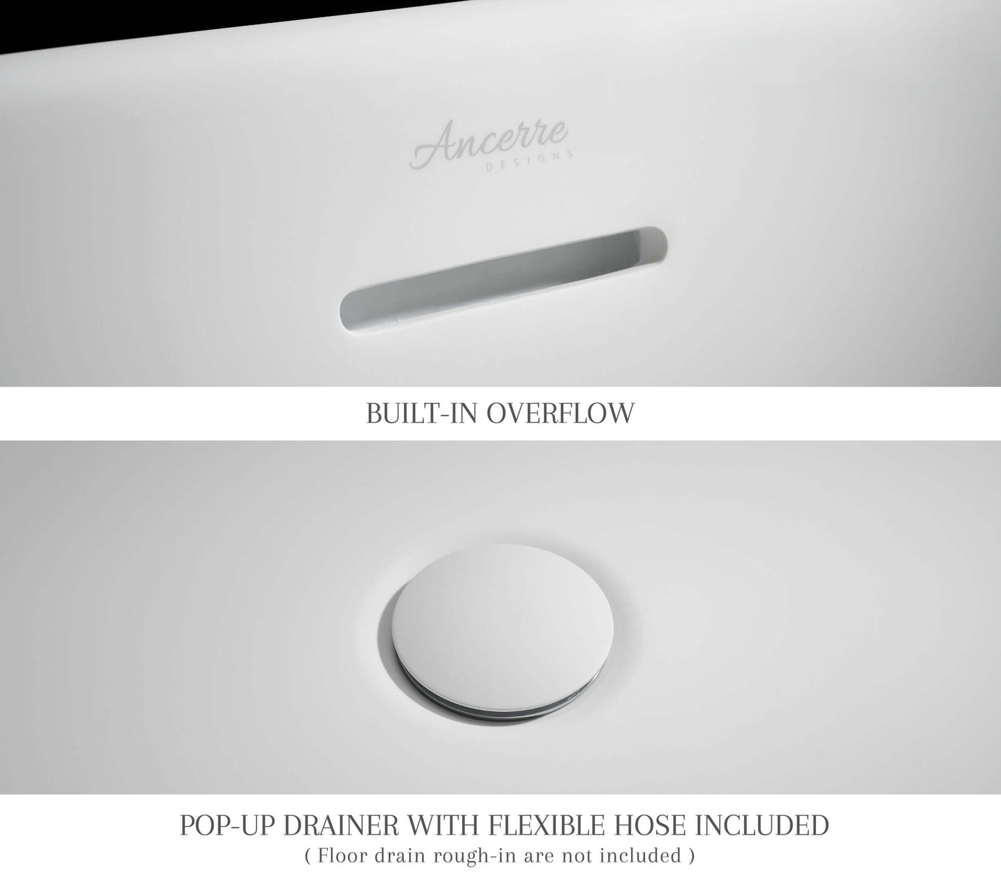 Heritage Freestanding Solid Surface Bathtub
