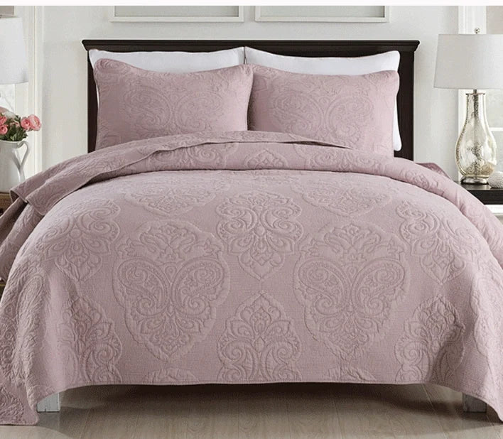 American-Style Large Cotton Quilting Embroidery Foreign Trade Bedspread
