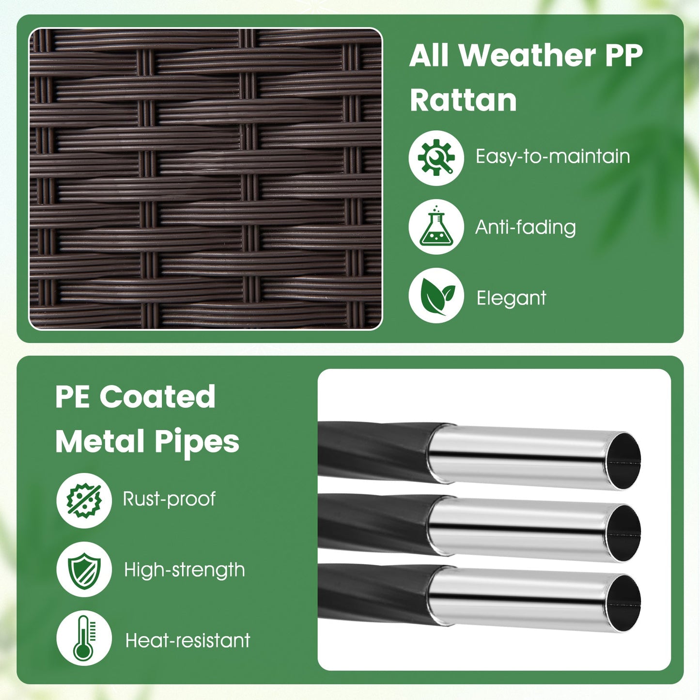 Raised Garden Bed with Lattice Trellis Drainage Self-Watering Elevated Vertical Planter Boxes-Black