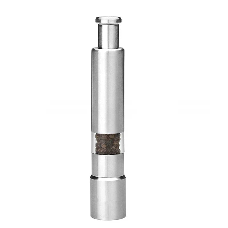 1 Piece Salt and Pepper Grinder Set Original Pump Grind Pepper Mill Thumb Press Grinder for Peppercorns Sea Salt YY027
