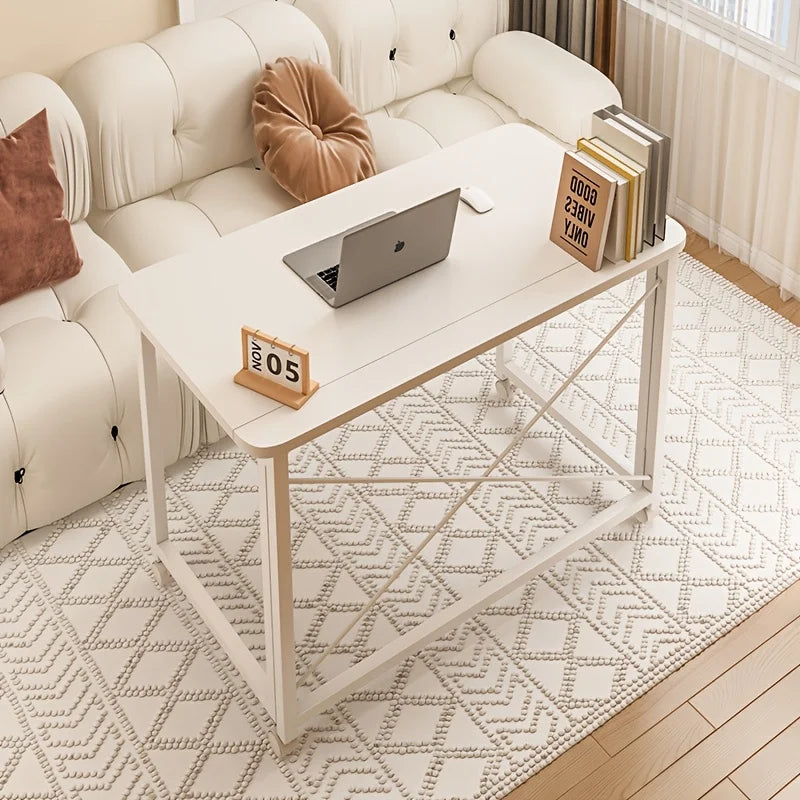 Folding desk, movable desk, home student computer desk, study desk, bedroom bedside desk, office desk computer desk