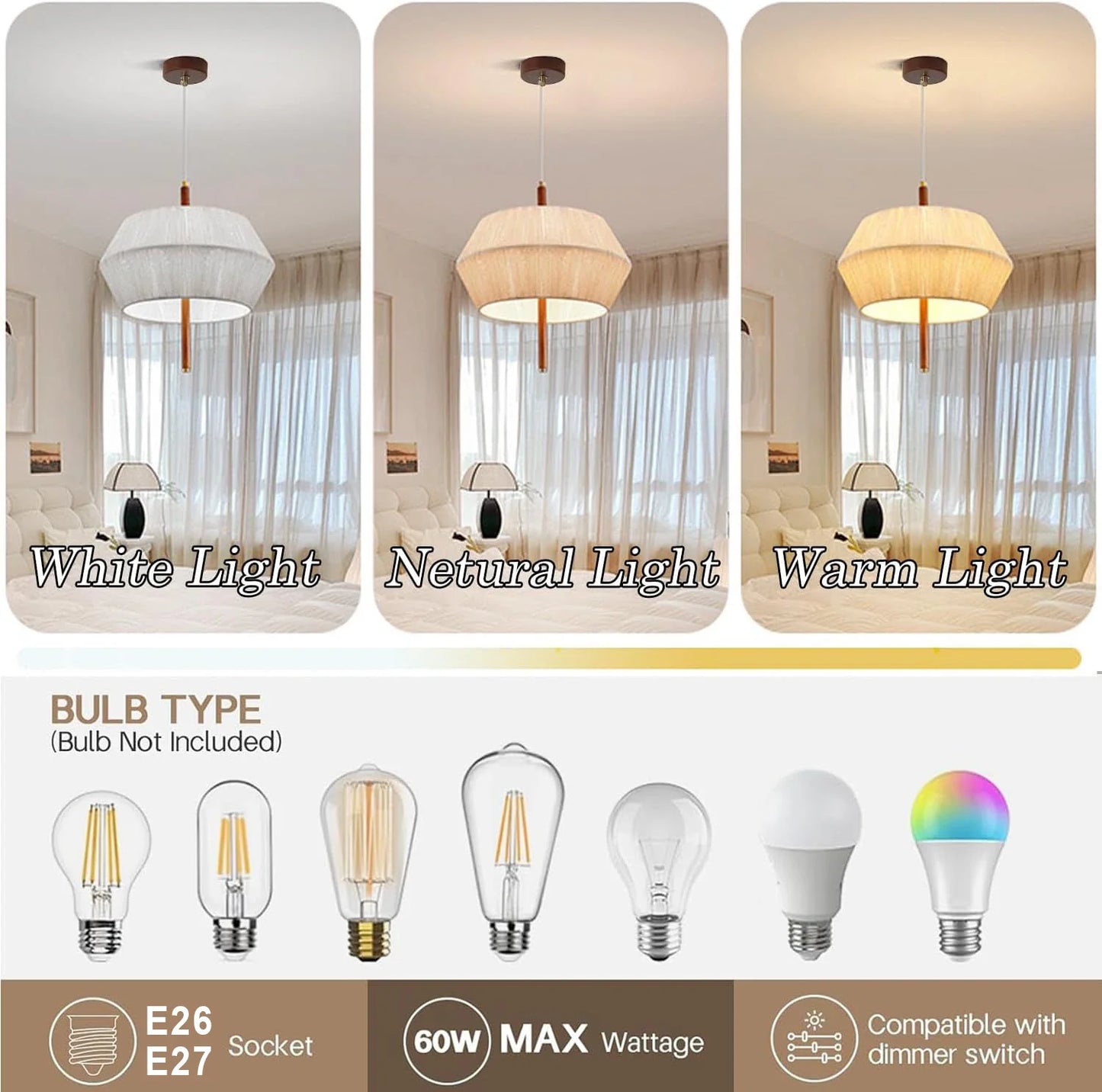 Wabi Sabi Woven Cotton Thread LED Pendant Light Minimalist Hand-Woven Chandeliers Restaurant Living Room Bar Hotel Hanging Lamp