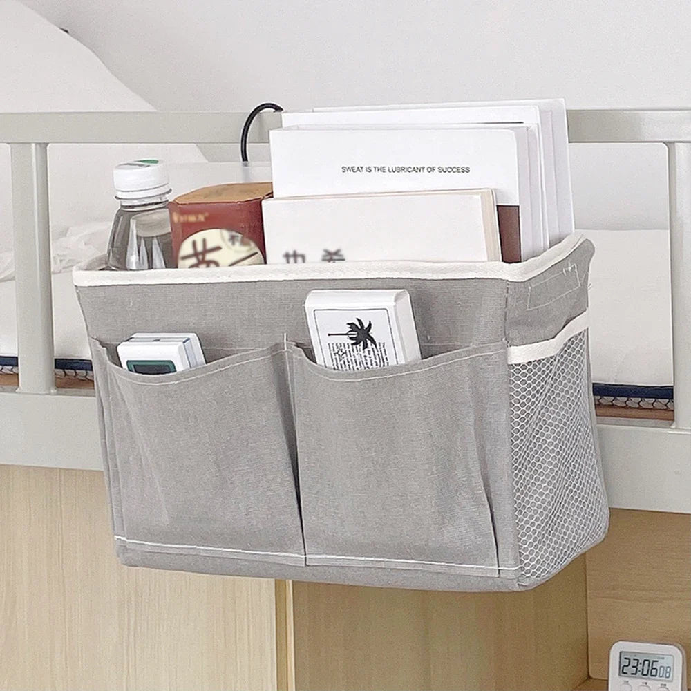 Dormitory Bedside Hanging Bag Storage Basket Storage Bag Miscellaneous Basket Bedside Storage Artifact