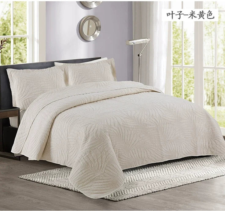 American-Style Large Cotton Quilting Embroidery Foreign Trade Bedspread