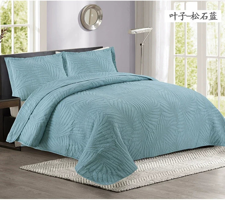 American-Style Large Cotton Quilting Embroidery Foreign Trade Bedspread