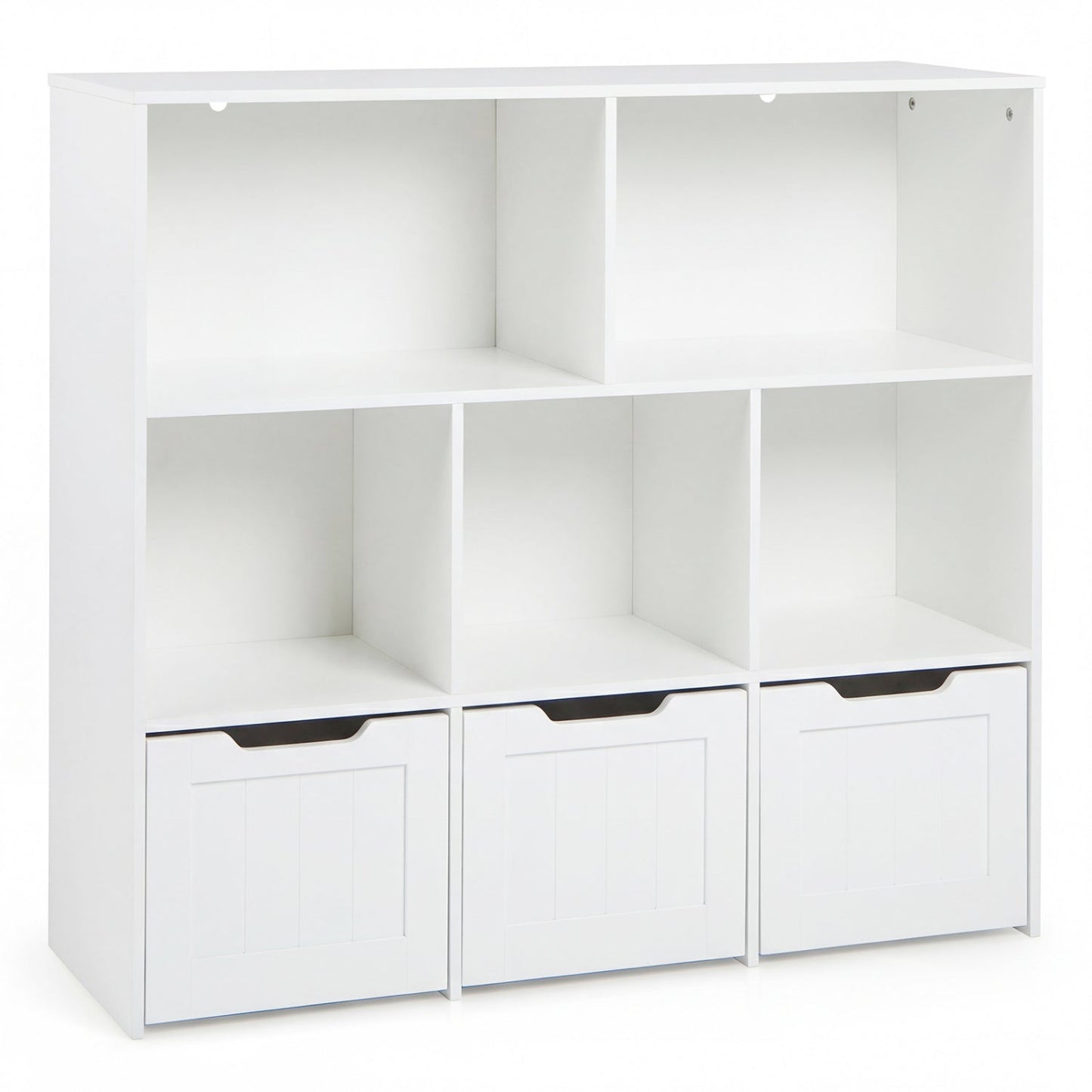 Kids Storage Organizer with 3 Drawers and 5 Cubbies