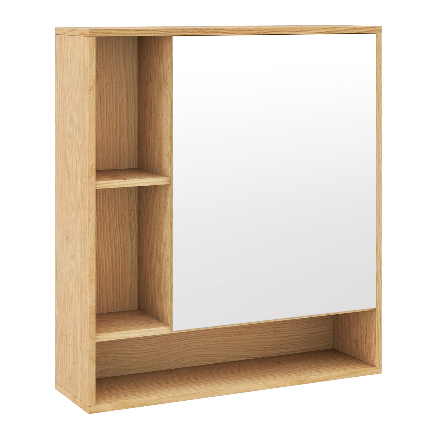Wall Mounted Bathroom Cabinet with Mirror Single Door