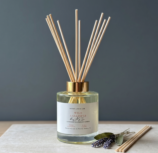 Wild Lavender Reed Diffuser | Calming Floral Home Fragrance