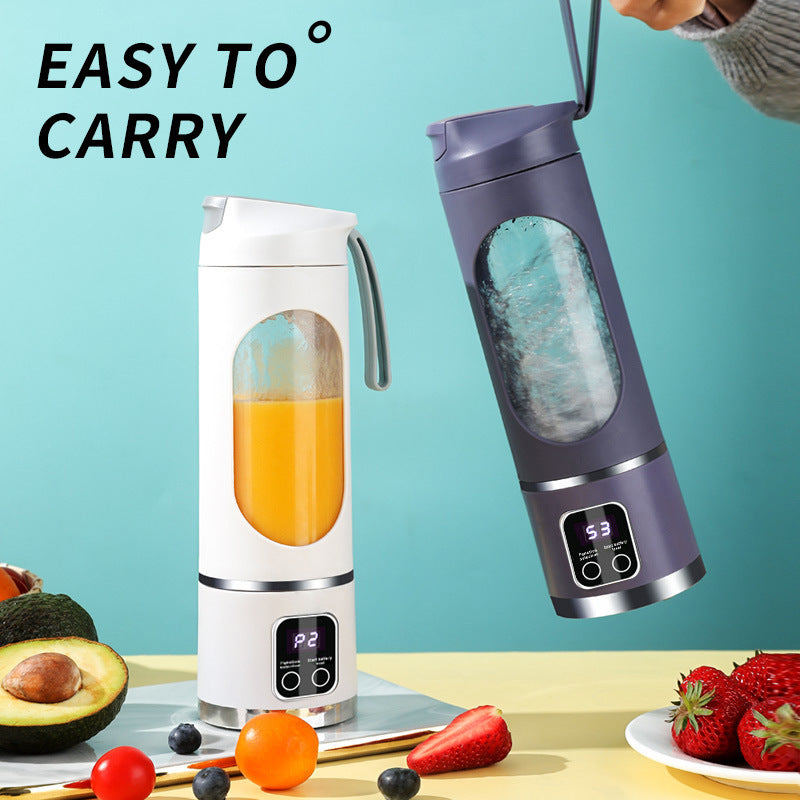 Portable charging juice cup