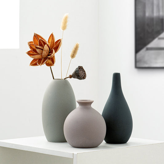 Nordic Morandi Ceramic Vase