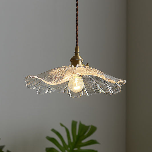 Nordic Copper Crystal Glass Pendant Light