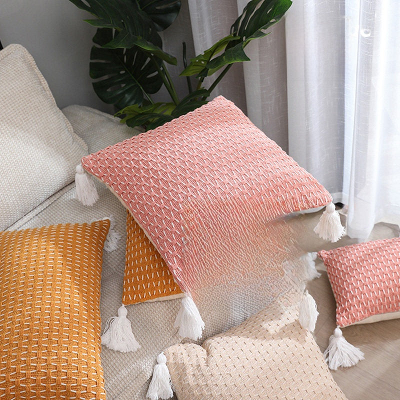 Minimalist Wabi-Sabi Style Decorative Throw Pillow