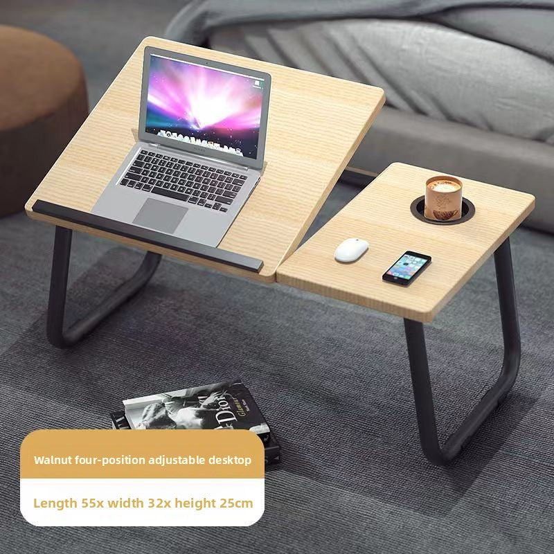 Adjustable Laptop Desk with Cup Holder