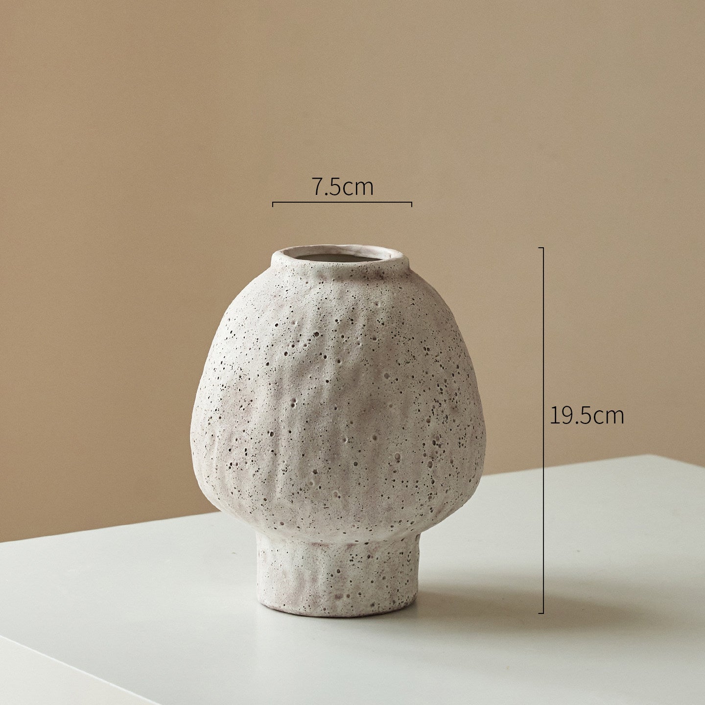 Ceramic Vase with Artificial Sophora Flower