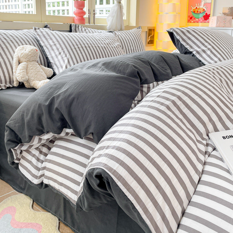 Nantong Die Shi Bridge Four-piece set of quilt covers and bedding