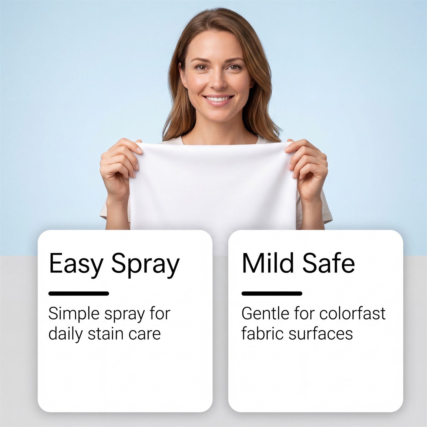 Clothing Stain Removal Spray Gently Cleans Stubborn Stains on Clothes, Leaves Fragrance, Protects Clothing, and Is a Convenient Laundry Spray