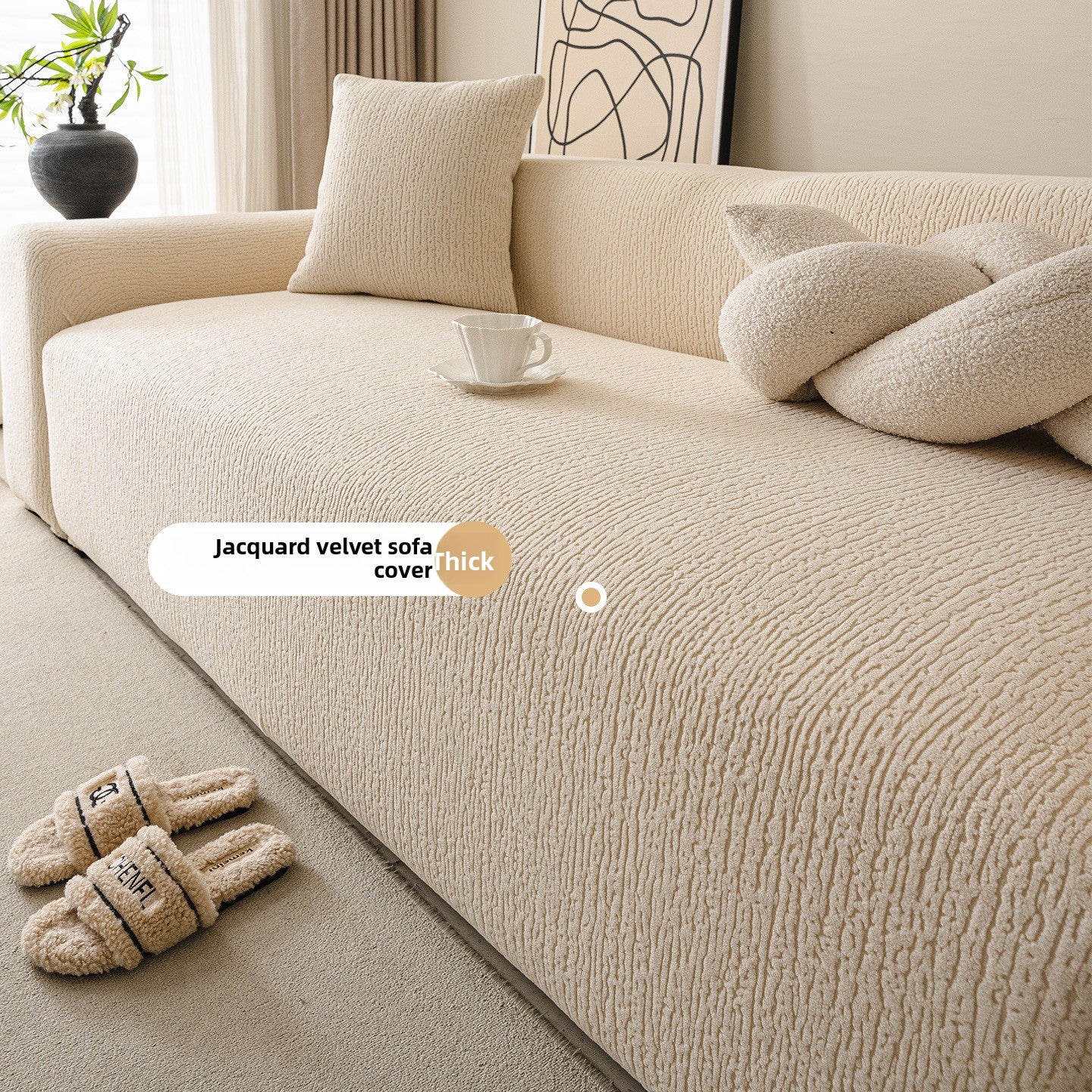 Elegant Universal Anti-Slip Sofa Cover Set