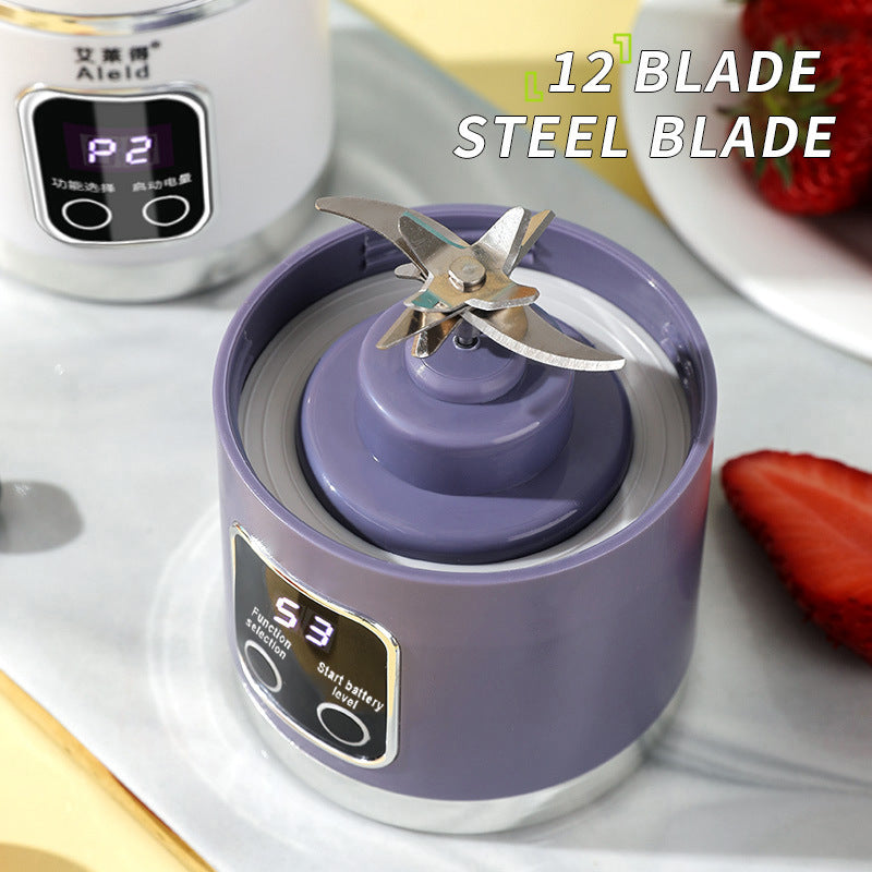 Portable charging juice cup
