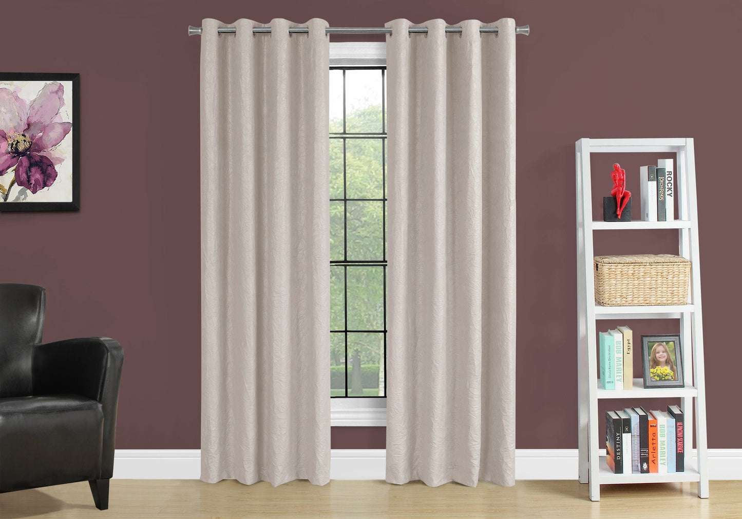 Room Darkening Curtain Panel Set, 2pcs, 54"W x 84"L