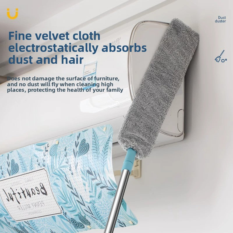 Retractable Under-Bed Duster Cleaning Tool