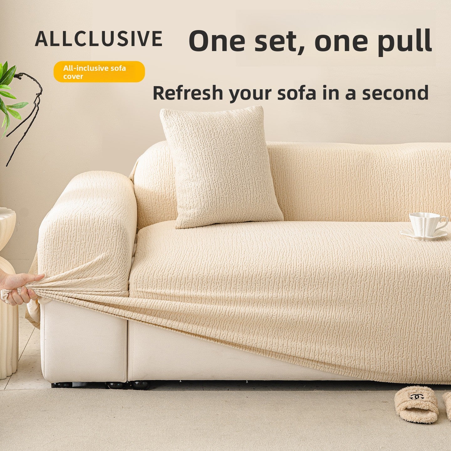 Elegant Universal Anti-Slip Sofa Cover Set